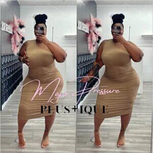 Plus Size All Occasion One Shoulder Dress